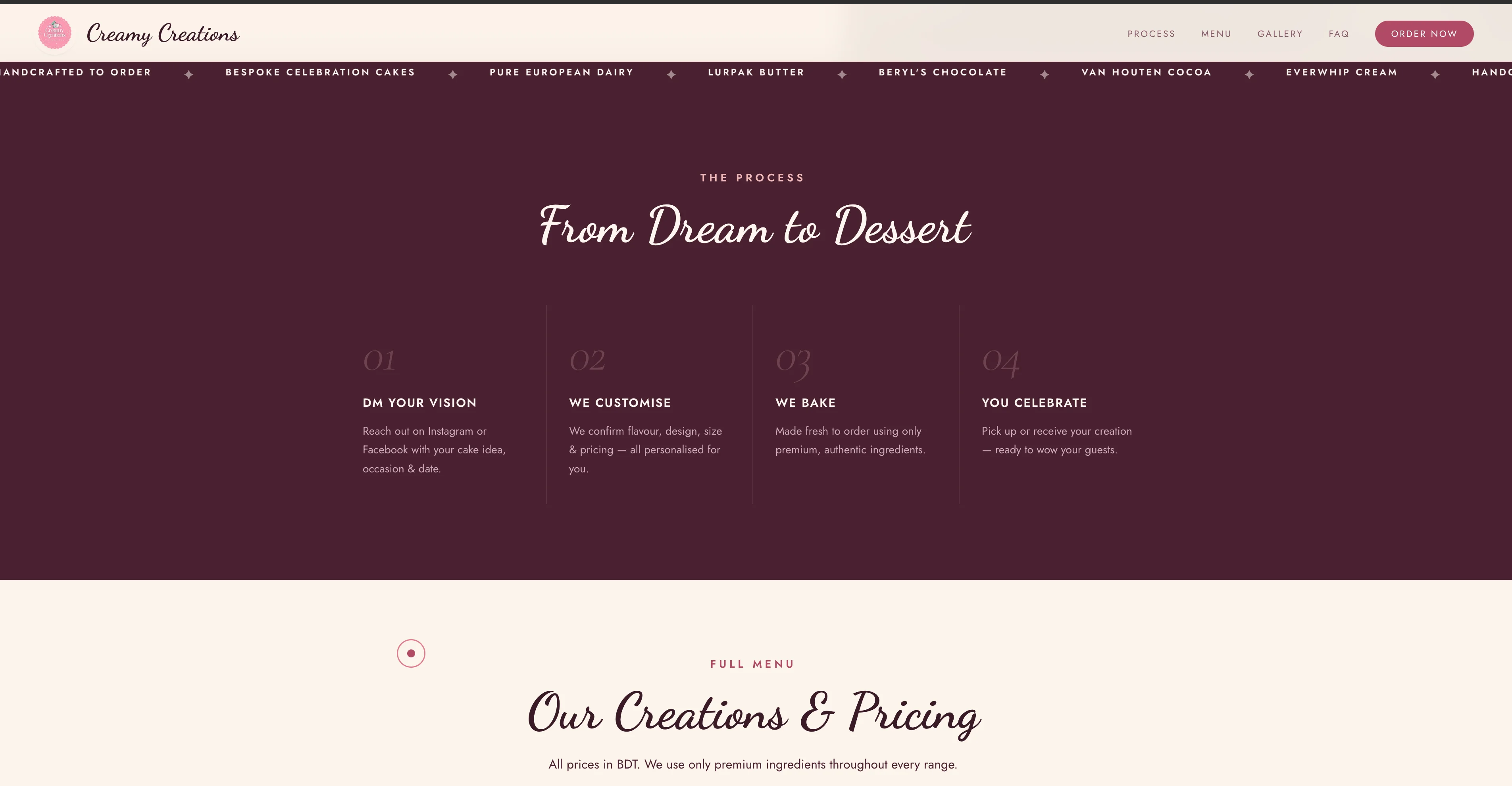 Creamy Creations - High-Performance Edge Execution