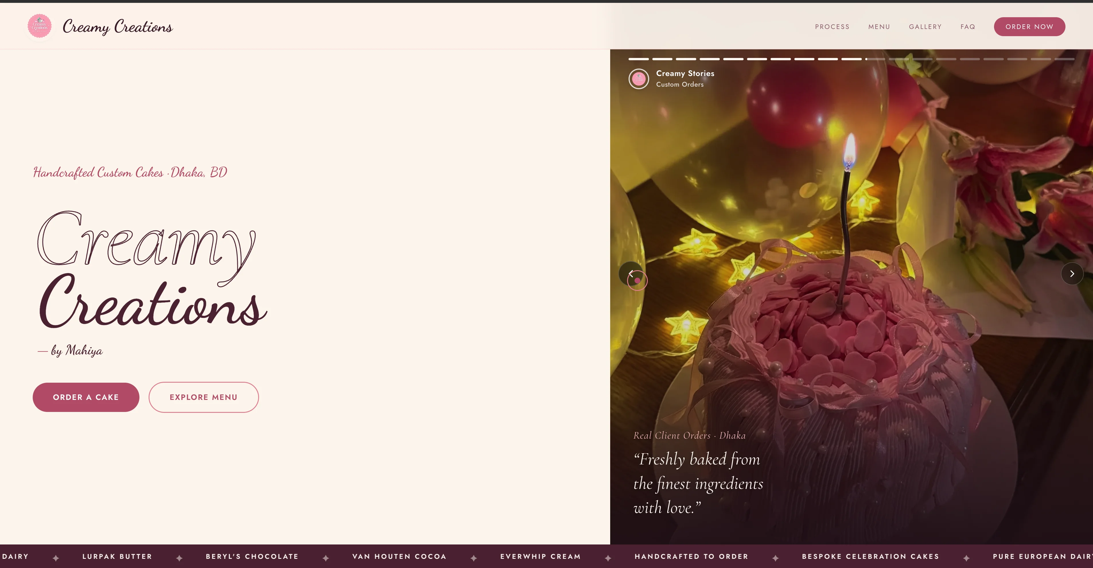 Creamy Creations - Conversion-Focused Discovery Flow