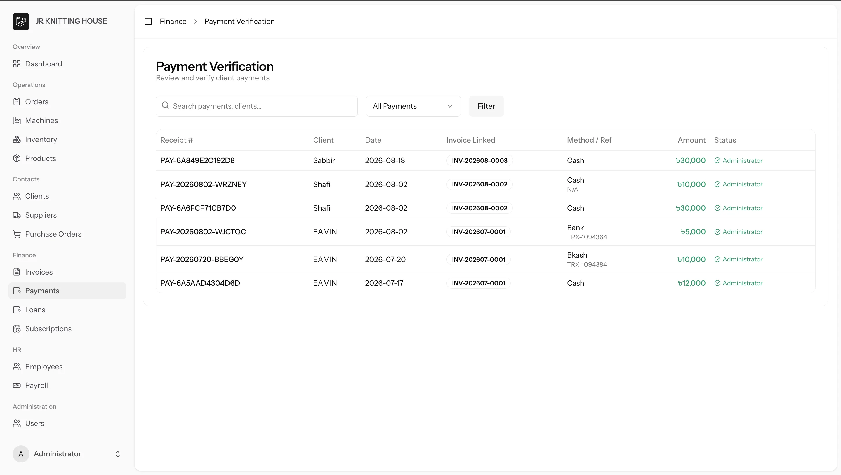 Custom ERP Web Application - Deployment & Training